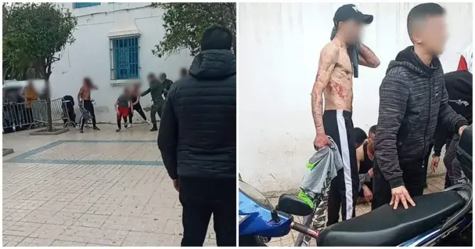 ابتدائية تطوان تصدر أحكامها بحق محتجين اعتدوا على أنفسهم أمام باشوية الفنيدق