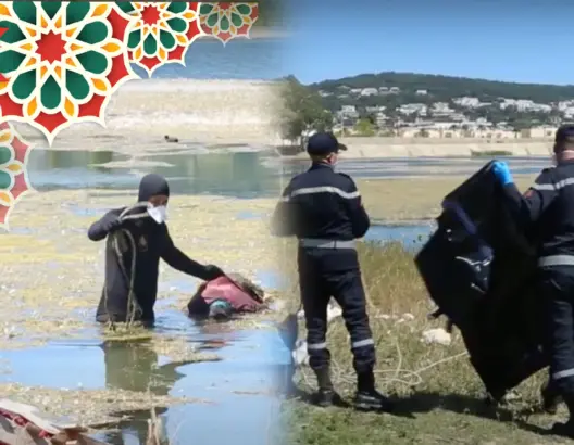 شهود عيان يكشفون تفاصيل انتشال جثة طفت فوق بحيرة بطنجة (فيديو)