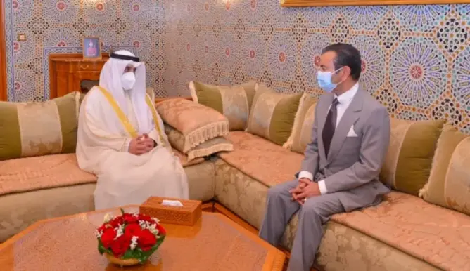 الأمير مولاي رشيد يستقبل وزير خارجية الكويت حاملا رسالة من نواف الأحمد للملك