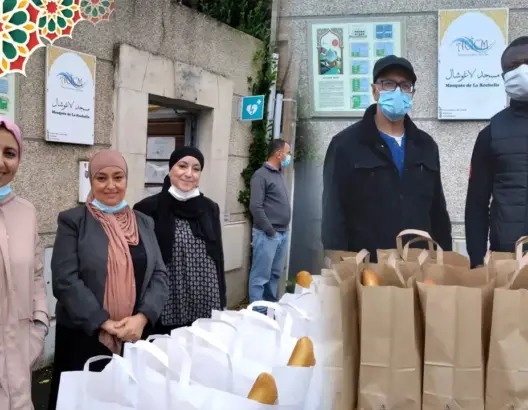 طيلة رمضان.. مغاربة وعرب يوزعون مئات الوجبات الغذائية على الطلبة والأسر الفقيرة بمدينة لاغوشيل الفرنسية