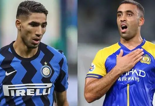 اللاعبان المغربيان حمد الله وحكيمي يتضامنان مع الفلسطينيين