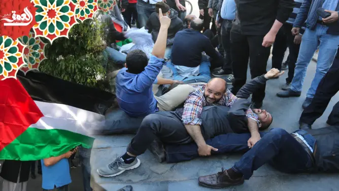 مناهضو التطبيع يحتجون في البيضاء: لن نهادن ولن نُطَبِّع