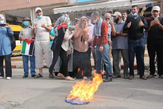 جبهة تدعو المغاربة إلى التضامن مع الشعب الفلسطيني
