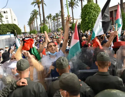 سلطات الرباط تقرر منع مسيرة وطنية للتضامن مع الفلسطينيين