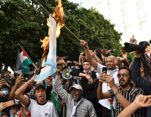 حرق العلم الإسرائيلي