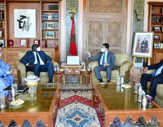 استعدادا لاستضافة العيون وكلميم لأمم إفريقيا..بوريطة يستقبل رئيس “الكاف” لكرة اليد