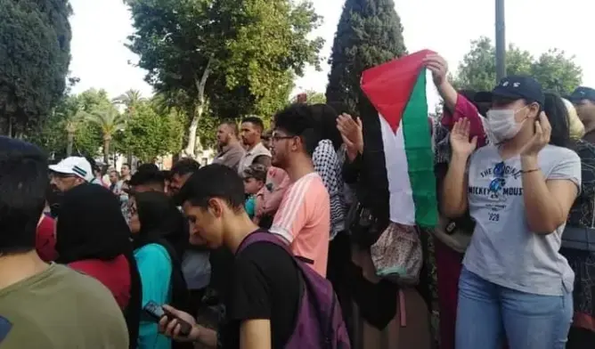 فاس تتضامن مع غزة والقدس.. احتجاجات بالعاصمة العلمية تنديدا بالعدوان الإسرائيلي