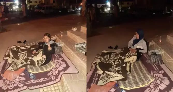 بعد طردهما من البيت.. “أيقونة حراك جرادة” ووالدتها تعتصمان أمام العمالة