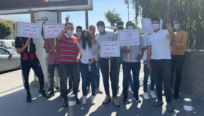 تزامنا مع جلسة محاكمة الراضي.. “حقوق الضحايا” تنظم وقفة تضامنية مع بوطاهر