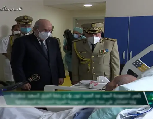 تبون يزور زعيم “البوليساريو” بعد عودته إلى الجزائر ويشكر إسبانيا (فيديو)
