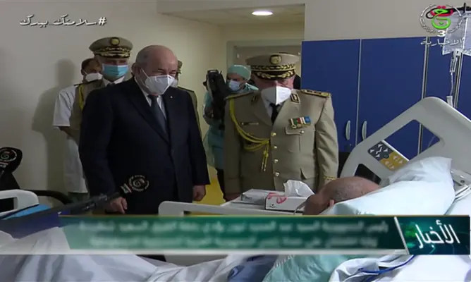 تبون يزور زعيم “البوليساريو” بعد عودته إلى الجزائر ويشكر إسبانيا (فيديو)