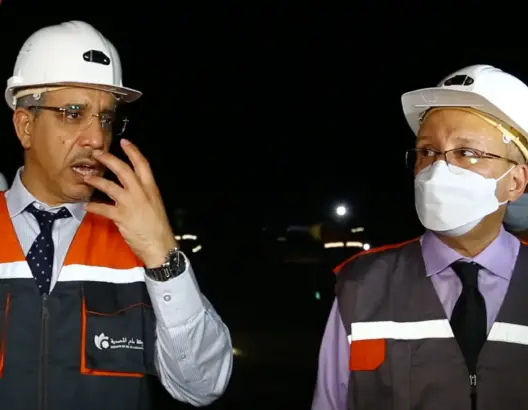 تُستعمل في تخزين المواد البترولية.. رباح يتفقد مناجم الملح بالمحمدية (فيديو)