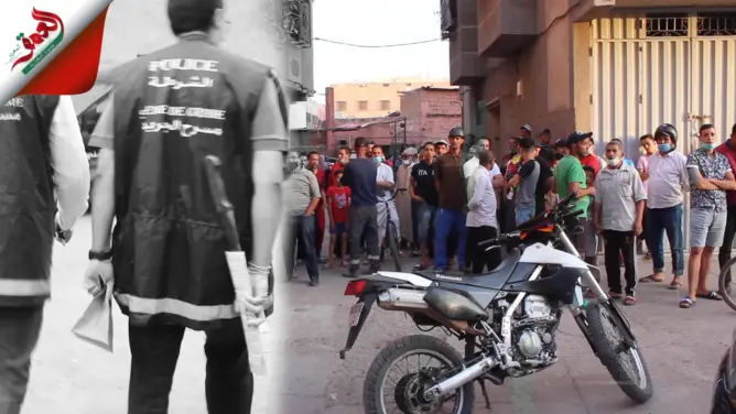 لتحييد خطره.. طلقة نارية من مفتش شرطة تنهي حياة تاجر “ماحيا” بمراكش (فيديو)