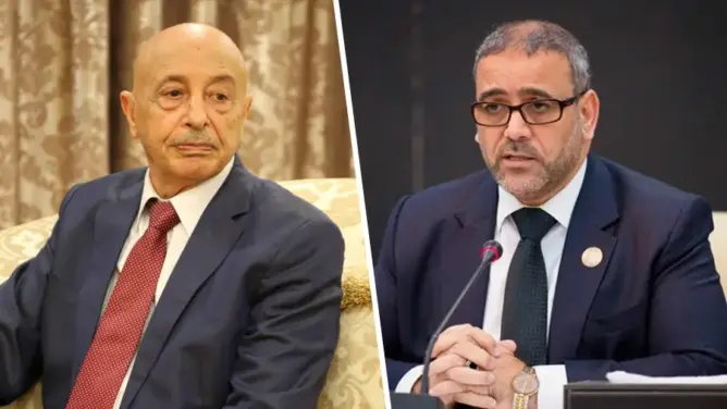 عقيلة صالح والمشري يحلان بالرباط وينوهان بمواقف المغرب تجاه الملف الليبي