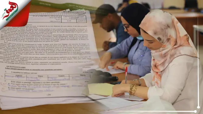 “العمق” تنقل أجواء تصحيح أوراق الامتحان الجهوي بأحد مراكز مدينة سلا (فيديو)