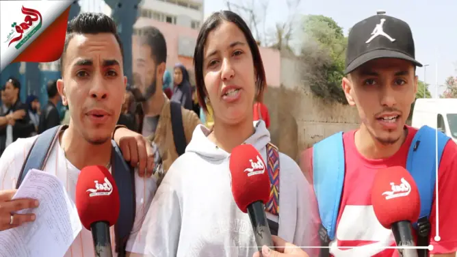 تصريحات “مضحكة” لتلاميذ في آخر يوم من امتحانات الباكالوريا: “حطو لينا الدجاج والكلاب” (فيديو)