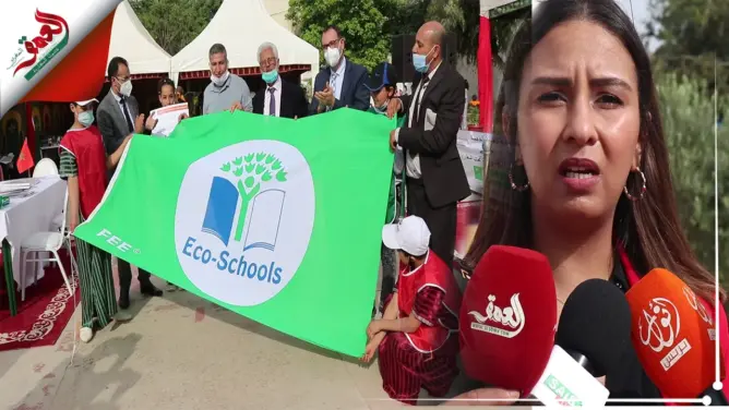 في حفل بيئي بالحاجب.. رفع اللواء الأخضر بمؤسسات تعليمية (فيديو)