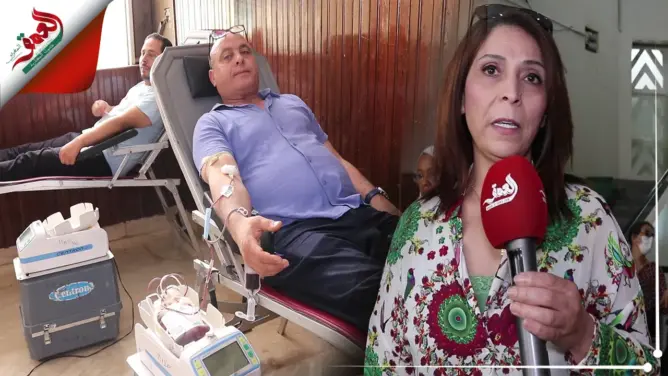 تخليدا لليوم العالمي للتبرع بالدم.. إقبال كثيف على التبرع بالدم  بمكناس (فيديو)
