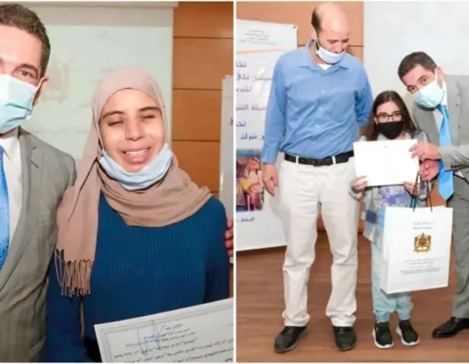 أمزازي يحتفي بالتلاميذ في وضعية إعاقة الحاصلين على أعلى معدلات الباكالوريا