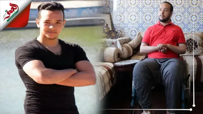 أصيب بشلل في صغره منعه من اكمال تعليمه..أيوب تمكن من الحصول على الباك وصعوبة التنقل تمنعه من الدراسة