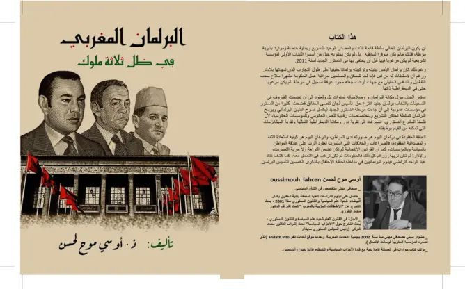 “البرلمان المغربي في ظل ثلاثة ملوك” .. إصدار جديد للزميل أوسي موح لحسن