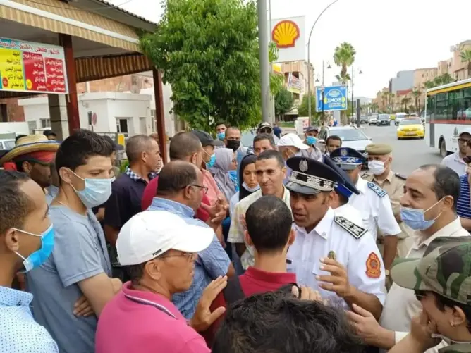 بعد حرمانها من البكالوريا.. السلطات تمنع عائلة “منصوري” من الاحتجاج بخنيفرة