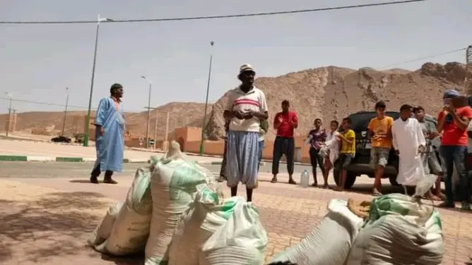 بعد احتجاجات بسبب “أزمة العطش” .. قرويون يشتكون من “دقيق فاسد” بطاطا