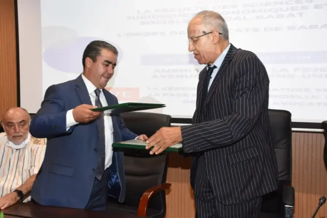 تُمكِّن الطلبة من تداريب ميدانية..اتفاقية شراكة بين كلية الحقوق أكدال وهيئة المحامين بالرباط