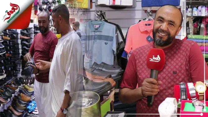 قبل عيد الأضحى بيوم.. إقبال كبير للمغاربة على شراء كسوة العيد (فيديو)