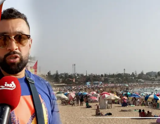 بعد عيد الأضحى.. إقبال كثيف للمصطافين على شواطئ البيضاء (فيديو)
