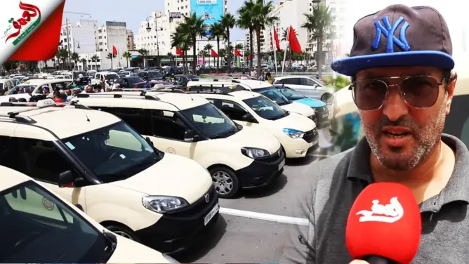 “طاكسيات” طنجة يشلون المدينة رفضا لقرار الحكومة بتقليص نسبة الإركاب (فيديو)
