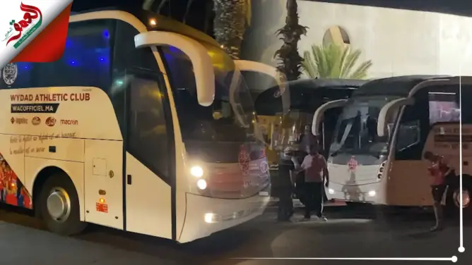 هكذا غادر لاعبو الوداد ملعب البشير بعد التعادل أمام شباب المحمدية