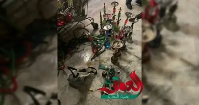 سلطات طنجة توقف مسير مقهى للشيشا وتحجز نرجيلات بسبب خرقه حالة طوارئ