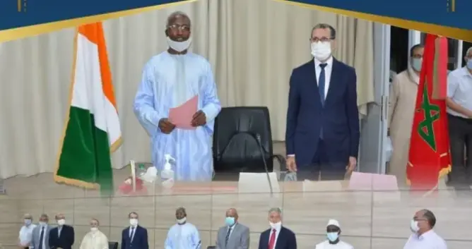 العثماني يشرف على بحث دكتوراه لطالب إيفواري يدرس الفكر الإسلامي بالمغرب