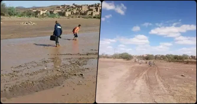 قصر توغزة بإقليم تنغير.. دوار يعاني العزلة بسبب غياب قنطرة تربطه بالعالم الخارجي