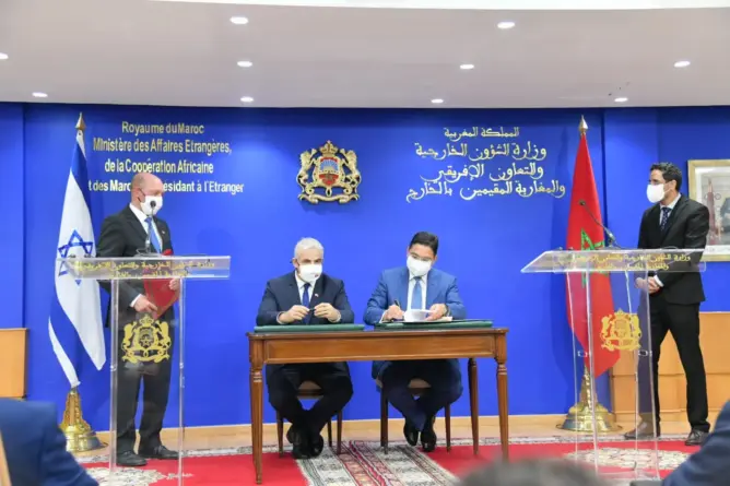 المغرب وإسرائيل يوقعان 3 اتفاقيات في أول زيارة لوزير إسرائيلي للرباط