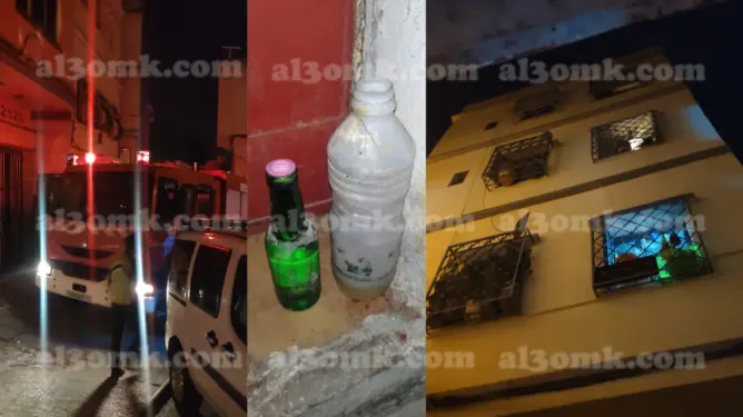 حاول حرق جيرانه باستعمال “الماء القاطع”.. تفاصيل حريق شب بمنزل بطنجة (صور)