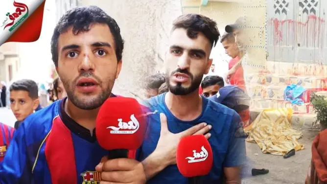 شهود عيان يروون تفاصيل مقتل شاب على يد مختل عقليا بطنجة (فيديو)