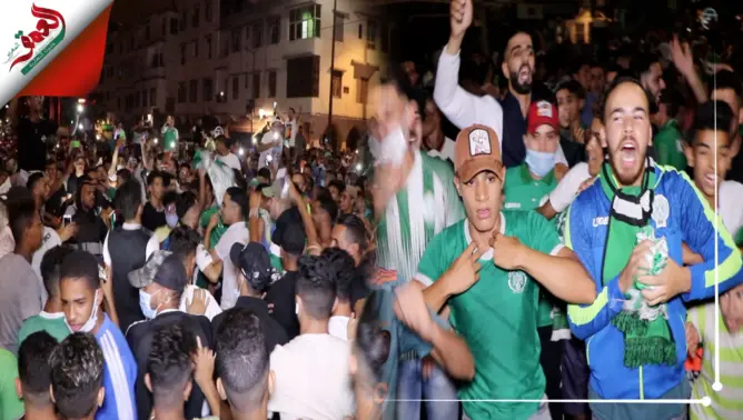 وسط فرحة هستيرية.. هكذا عبرت جماهير الرجاء عن فوز فريقها بلقب كأس محمد السادس للأندية الأبطال