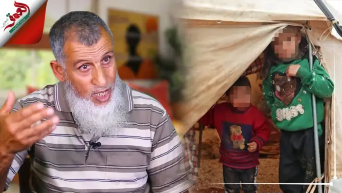 والد معتقل بسوريا يستعطف المسؤولين لترحيل أحفاده العالقين بالمخيمات للمغرب (فيديو)