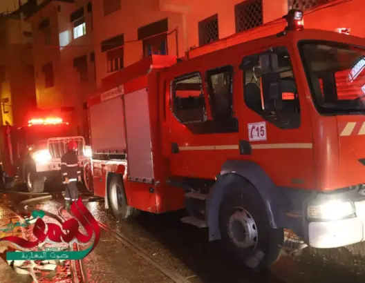 النيران تندلع في أكبر سوق بطنجة.. و”العمق” ترصد أولى مشاهد الحريق (صور)
