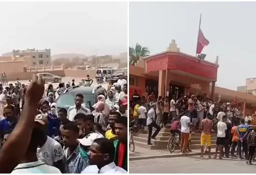 احتجاجات بزاكورة بعد مصرع عامل وإصابة آخرين اختناقا داخل حفرة للصرف الصحي