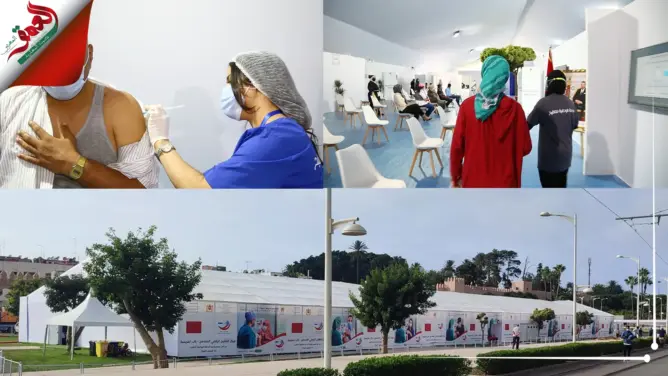 ثاني أكبر منصة للتلقيح بالمغرب.. المركز الرقمي باب المريسة يهدف إلى تلقيح 5000 شخص يوميا (فيديو)