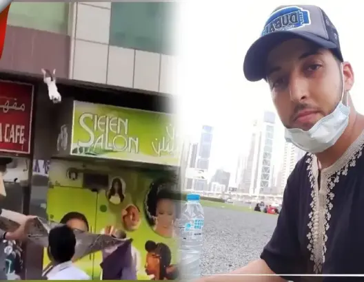 منقذ القطة بالإمارات