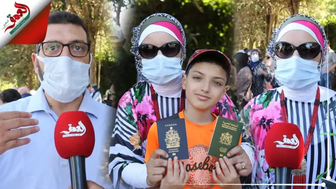 مغاربة عالقون يحتجون أمام سفارة كندا بعد قرار تعليق الرحلات الجوية مع المغرب (فيديو)