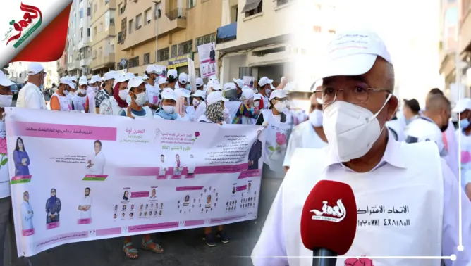 في جولة مع لشكر .. مرشحو “الوردة”يعدون ساكنة البيضاء بتجويد الخدمات