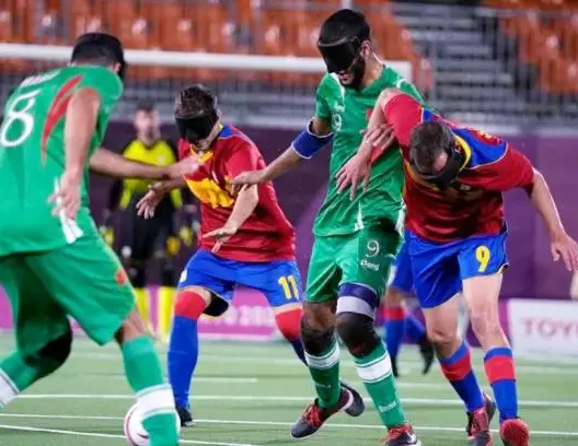 انهزم بصعوبة أمام بطل العالم.. هدف بالخطأ يحرم المنتخب المغربي للمكفوفين من بلوغ نهائي طوكيو