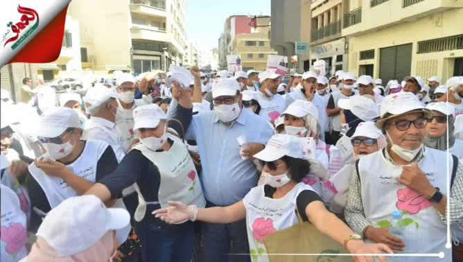 لشكر في جولة لدعم مرشحيه: تاريخ الاتحاد والدار البيضاء متوازيان وأملنا كبير في تصويت الساكنة