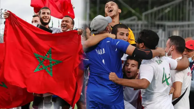 بعد تتويجه بهداف الألعاب البارالمبية.. مغاربة يشيدون بأداء اللاعب “سنيسلة” 