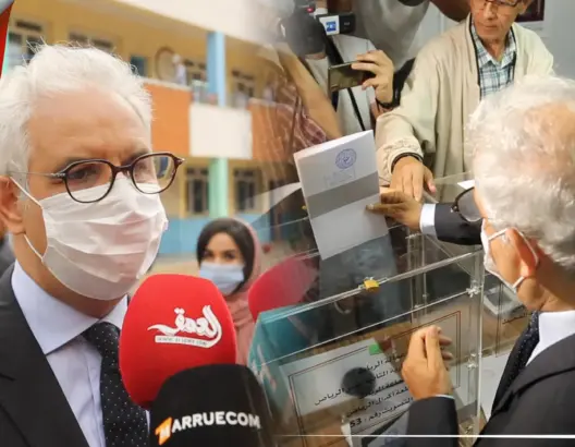 بركة يدلي بصوته في الانتخابات.. ويصرح: الفوز الأساسي هو بعث أمل جديد في نفوس المغاربة